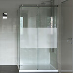 Shower Door Wall Decal United Band (47"H x 14"W)