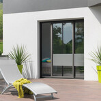 Shower Door Wall Decal United Band (47"H x 14"W)