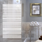 Aligned Design Shower Door Sticker (26"H x 14"W)