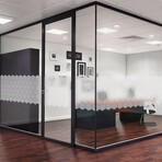 Hexagon Blackout For Glass And Shower Door // 50 Stickers