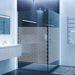 Hexagon Blackout For Glass And Shower Door // 50 Stickers