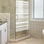 Aligned Design Shower Door Sticker (26"H x 14"W)