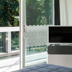 Hexagon Blackout For Glass And Shower Door // 50 Stickers