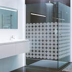 Round Blackout Stickers For Glass And Shower Door // 50 Stickers