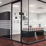 Round Blackout Stickers For Glass And Shower Door // 50 Stickers