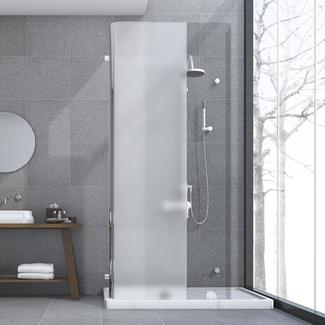 Shower Door Wall Decal United Band (47"H x 14"W)