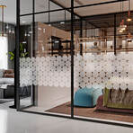 Blackout Circle For Window And Shower Door // 50 Stickers