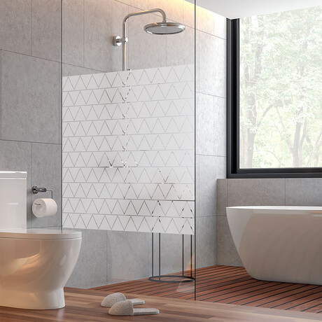 Blackout Triangles For Window And Shower Door // 100 Stickers