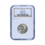 1929 Standing Liberty Quarter // NGC Certified MS64FH // Deluxe Collector's Pouch