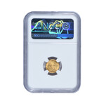 1915-S Panama Pacific $1 Gold Commemorative // NGC & CAC Certified MS64 // Wood Display Box