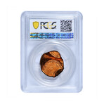 1969-S Lincoln Memorial Cent // Dramatic Quadruple Strike Mint Error // PCGS Certified MS64RD // Wood Display Box