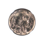 1938-D Buffalo Nickel // NGC Certified MS67+ // Deluxe Collector's Pouch