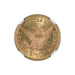 1895 $2.5 Gold Liberty // NGC & CAC Certified MS63 // Wood Display Box
