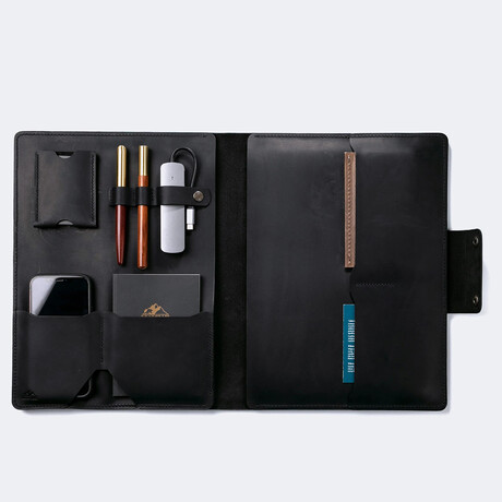Leather iPad Organizer // Black (iPad Pro 9.7")