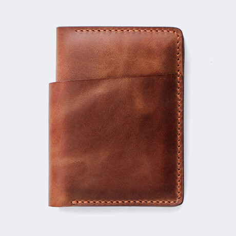 Laodikya XL // Vertical Wallet with Cash Pocket