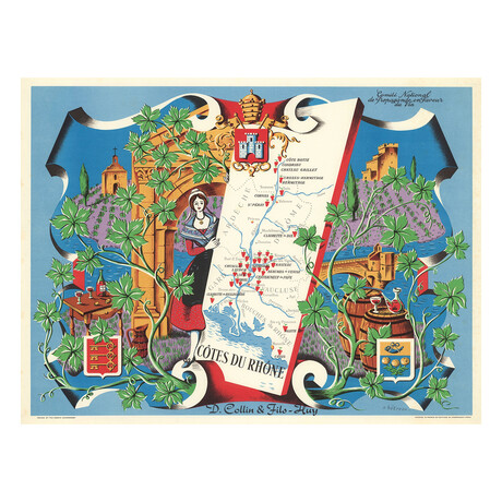 Cotes du Rhone (18"H x 24"W)