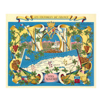Les Vignobles de France // Vins d'Algerie (19.75"H x 24"W)