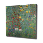 Country Garden With Sunflowers (27.5"H x 39.4"W x 1.1"D)