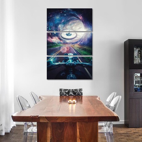 Alien Encounter On The Road by GEN Z