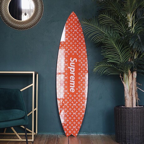 Supreme Surfboard (Large // 63L x 16W x 1H) - Acrylic Surfboard