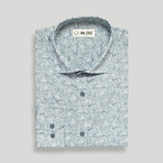 Carilo Slim Fit Shirt // Blue (Small)