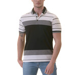 Oliver Polo Shirt // White + Black (L)