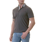 Mason Polo Shirt // Gray + Navy (3XL)