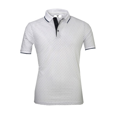 Mitchell Polo Shirt // White + Black Dots (3XL) - Celino PERMANENT ...