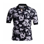 Charles Polo Shirt // Black Floral (S)