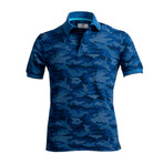 Arthur Polo Shirt // Blue Camouflage (S)