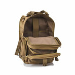 Tactical Military Medium Sling Range Bag // Khaki