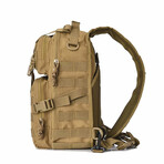 Tactical Military Medium Sling Range Bag // Khaki