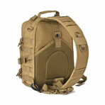 Tactical Military Medium Sling Range Bag // Khaki