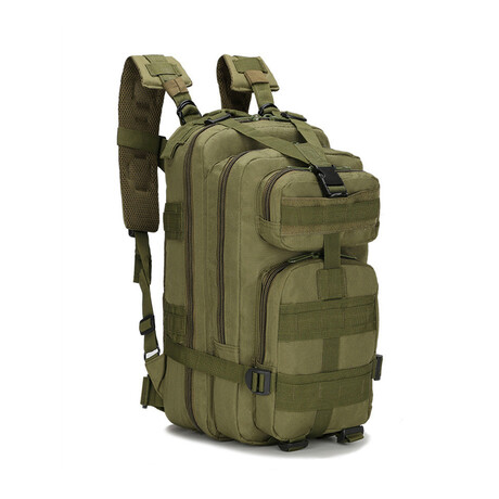 Tactical Military 25L Molle Backpack // Army Green