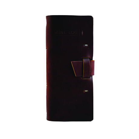 Leather Wine Log // Burgundy