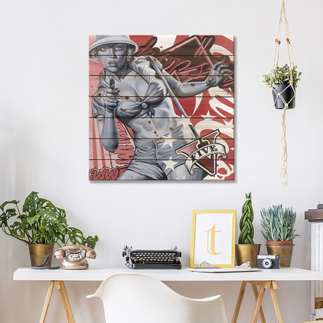 Chopsticks by Rawksy (26"H x 26"W x 1.5"D)