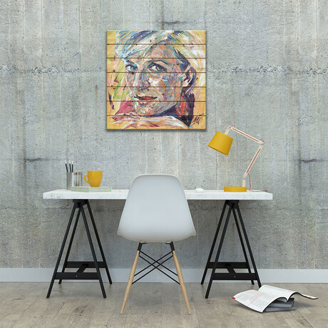 Princess Diana by Natasha Mylius (26"H x 26"W x 1.5"D)