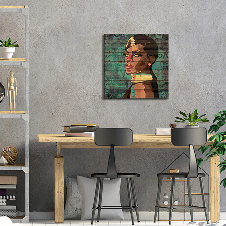 Rihanna I by Dai Chris Art (26"H x 26"W x 1.5"D)