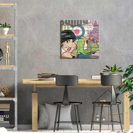 England Swings by Francis Ward (26"H x 26"W x 1.5"D)