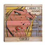 Poop Art by Mathiole (26"H x 26"W x 1.5"D)