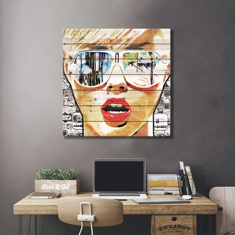 Illusion Of The Past by Annie Terrazzo (26"H x 26"W x 1.5"D)