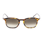 Unisex Unisex Classic Square Sunglasses // Dark Tortoise + Gray Gradient