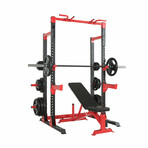 Pro Half Rack C1 (Red + Black)