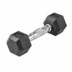 Hex Rubber Dumbbell (5lb)