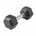 Hex Rubber Dumbbell (15lb)