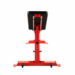 Adjustable Utility Weight Bench (Red + Black)