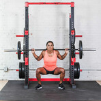 Pro Half Rack C1 (Red + Black)