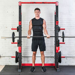 Pro Half Rack C1 (Red + Black)