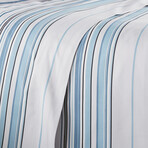 Coastal Stripes Sheet Set // Coastal Blue (California King)