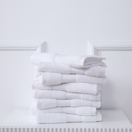 Hand Towels // Set of 8 // White
